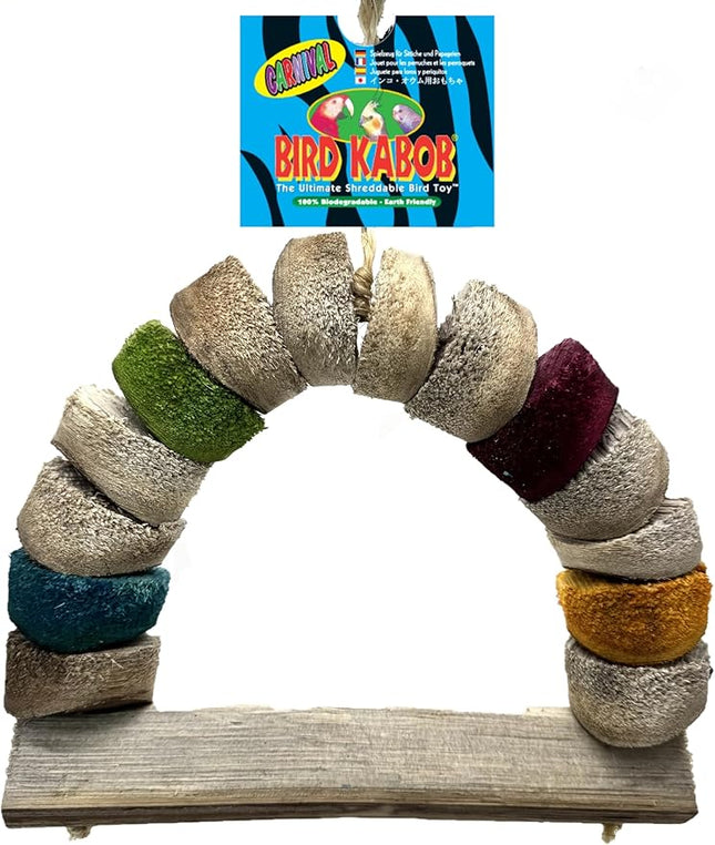 Bird Kabob 8-1/2-Inch Carnival Chewable Perch