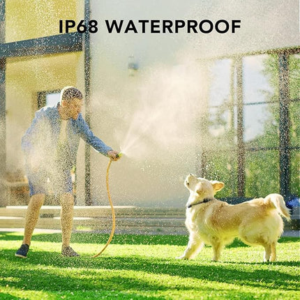 DOG CARE Dog Training Collar with Remote - Shock Collar for All Dogs with 1800FT Remote, Rechargeable Bark Control with Beep/Vibration/Shock Modes, Security Lock, Rainproof