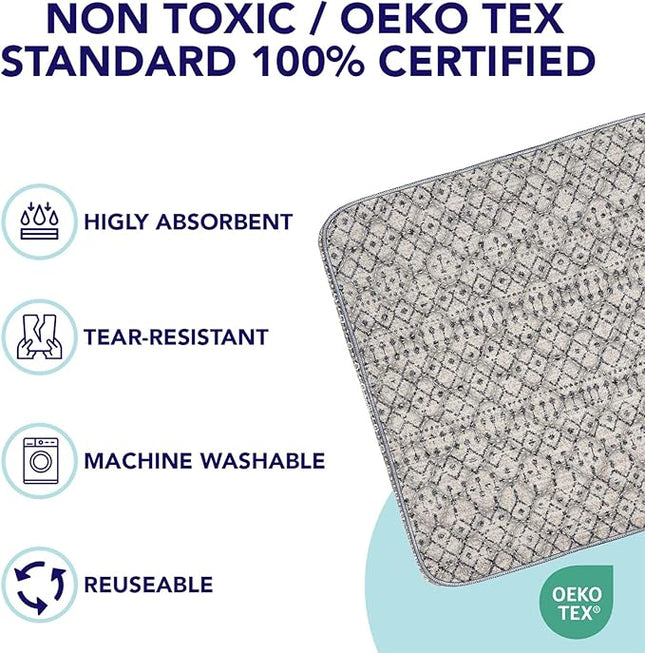 PUPIBOO Washable Pee Pads for Dogs and Cats - Super Absorbent Reusable Puppy Training Pads - 100% Waterproof, Leak-Proof & Non-Slip Whelping Pads for Pet Housebreaking