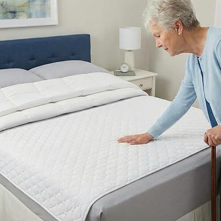RMS Ultra Soft 4-Layer Washable and Reusable Incontinence Bed Pad - Waterproof Bed Pads, 34"X72"