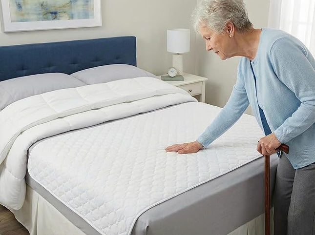 RMS Ultra Soft 4-Layer Washable and Reusable Incontinence Bed Pad - Waterproof Bed Pads, 34"X72"