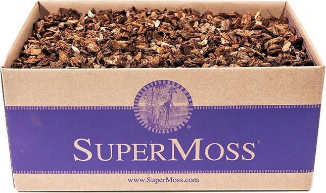 SuperMoss (23111) Orchid Potting Bark, 100% Natural Douglas Fir Bark, 1/4", 2 Cu. Ft.