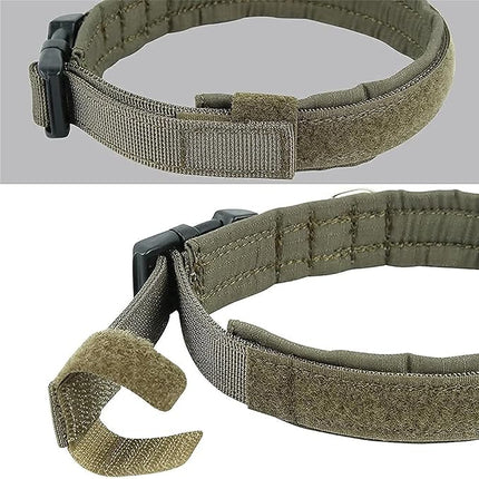 EXCELLENT ELITE SPANKER Nylon Puppy Dog Collar Adjustable Soft Padded Collar Heavy Duty Quick-Release Buckle Lightweight No-Choke for Small Medium Dogs(RGN,XS)