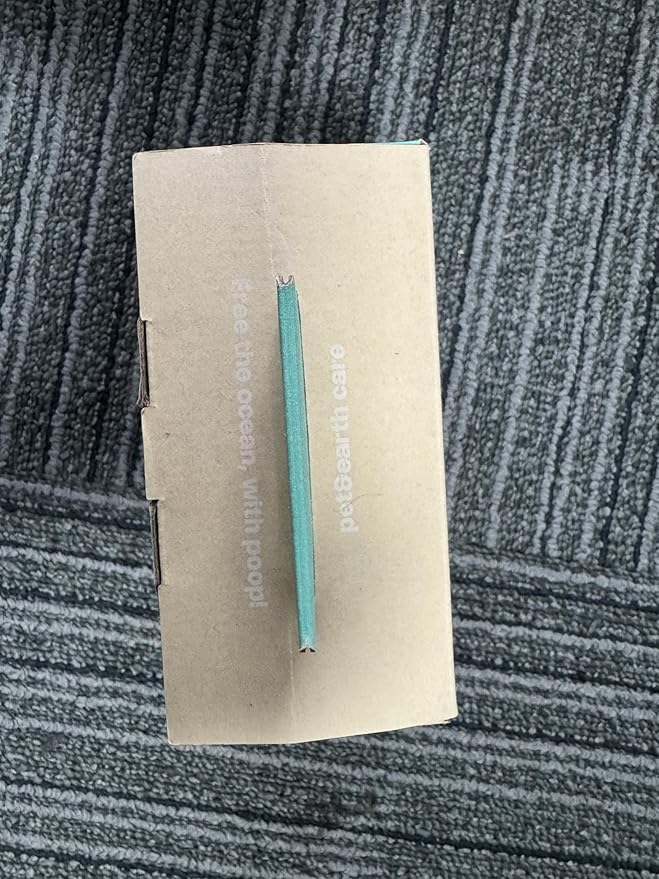 Dog Poop Bags with Handles 100% PCR from Ocean 12 Rolls 144 Counts Big Sizes Leak Proof and Extra Thick Waste Bags Refill Rolls for Walking Small Medium Large Dogs Cats Litter Unscented