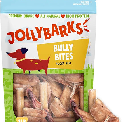 Bully Sticks for Small Dogs (1lb Bag) All Natural, Single Ingredient Bully Sticks for Puppies to Medium Dogs (Bully Bites)