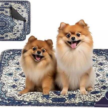 PUPIBOO Washable Pee Pads for Dogs and Cats - Super Absorbent Reusable Puppy Training Pads - 100% Waterproof, Leak-Proof & Non-Slip Whelping Pads for Pet Housebreaking