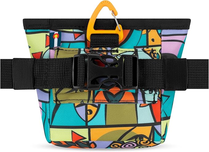 OllyDog Goodie Treat Bag, Dog Treat Pouch, Waist Belt Clip for Hands-Free Training, Magnetic Closure, Dog Training and Behavior Aids, Three Ways to Wear (Cloud9)