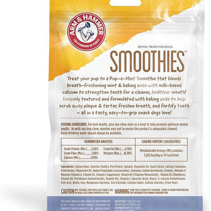 Arm & Hammer for Pets Ringers Dental Treats for Dogs | Dental Chews Fight Bad Dog Breath, Plaque & Tartar Without Brushing | Fresh Mint Flavor, 5 Count