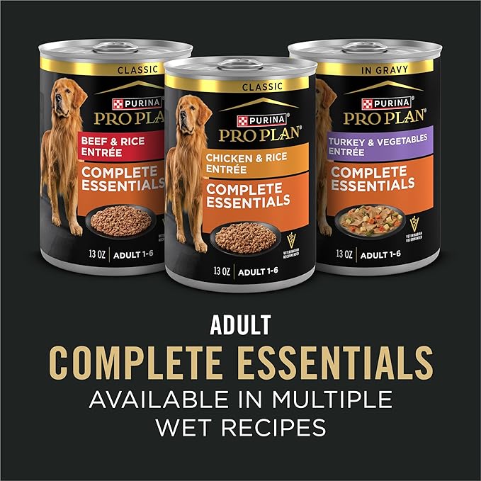 Purina Pro Plan Complete Essentials Shredded Blend Salmon and Rice Dog Food Dry Formula with Probiotics for Dogs - 33 lb. Bag