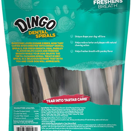 Dingo Dental Sticks for Tarter Control and Freshening Breath, Made with Real Chicken, Great Treats for Small, Medium, and, Large Dogs 15-Count