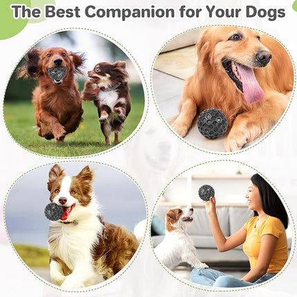 Interactive Squeaky Dog Balls Puppy Toys, Dog Toys for Small Dogs, Puppy Chew Toys for Teething and Relax, Dogs Chew Toy Balls Small Toys for Small Breed