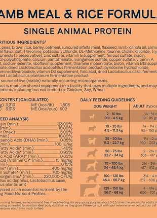 CANIDAE All Life Stages Lamb Meal & Rice Formula Dog Dry 27 Pound (Pack of 1)
