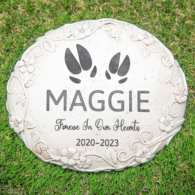 Personalized Pig Memorial Stone, Pet Grave Marker Pig, Pig Headstone, Pig Tombstone, Pig Gravestone, Pig Memorial Gifts
