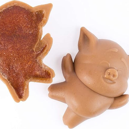 DreamBone Farm Animal Chews, Rawhide Free Dog Chews Made with Real Meat and Vegetables, 6 Count