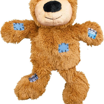 KONG Wild Knots Bears - Durable Dog Toys with Internal Knotted Ropes and Minimal Stuffing for Less Mess (Assorted Colors) (X Large (2 Pack))