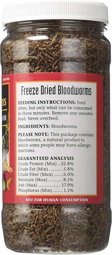 San Francisco Bay Brand Freeze Dried Bloodworms 1 oz.