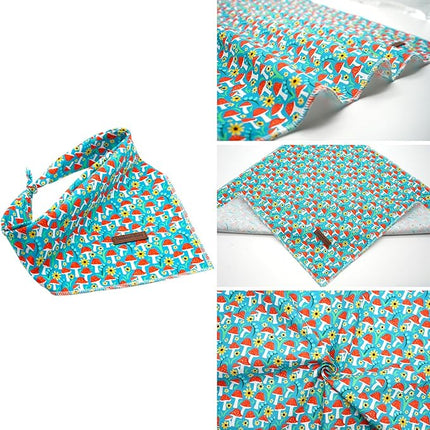 Lionheart Glory Soft Dog Scarf, Washable Fall Bib Scarf, Adjustable Square Bandana for Small to Large Dogs