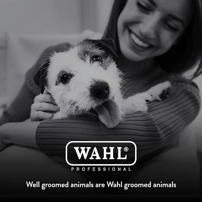Wahl Professional Animal Thick Coat Pet Clipper & Dog Clipper (#9787-300) - Hair Remover - Grooming Clippers for Dog, Cat - for Thick Haired Pets - 2 Speeds - Pink