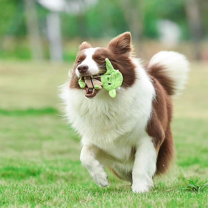 STAR WARS Dog Toy Yoda Plush Flattie Dog Toy - Officially Licensed - Small Soft Stuffingless Crinkle Chew Toys for All Dogs, 6 Inch