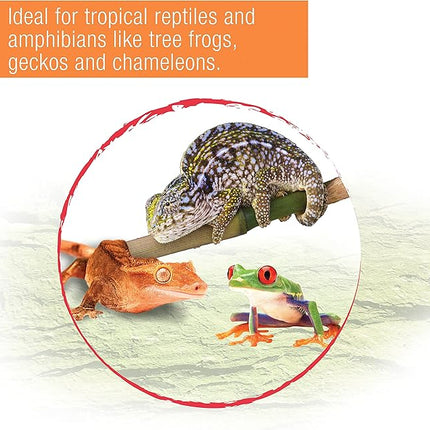 Zilla Spring Cave Décor with Blue LED, Rain Chamber, One Size, ECOM