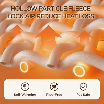 Bedsure Self Warming Orthopedic Dog Bed Medium Size Dogs - Washable Medium Dog Bed Waterproof, Comfort Pet Couch with Removable Cover, Supportive Foam Pets Sofa with Nonskid Bottom, Grey