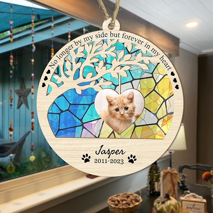 Personalized cat Memorial Gifts, Loss of cat Christmas Ornament, pet Lovers Gifts