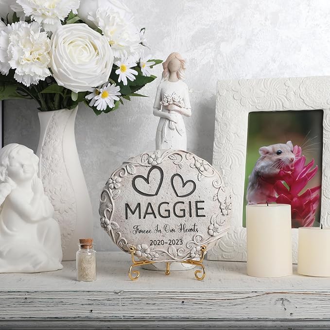 Personalized Gerbil Memorial Stone, Pet Grave Marker Gerbil, Gerbil Headstone, Gerbil Tombstone, Gerbil Gravestone, Gerbil Memorial Gifts