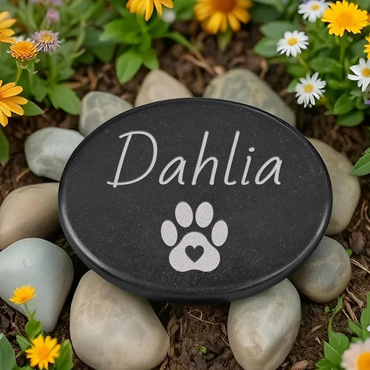 Memorial Stone for Pet, in Loving Memory Pet, Dog Sympathy Gifts, Cat Funeral Gifts, Dog Memorial Stone, Pet Bereavement Gifts, Personalized Pet Memorial Gifts for Dogs