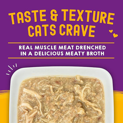 Stella & Chewy's Carnivore Cravings Wet Cat Food - Premium Pouches - Grain Free, High Protein Chicken & Chicken Liver - Perfect for Pickey Eaters - Complete Meal or Topper (2.8 oz, 12 Pack)