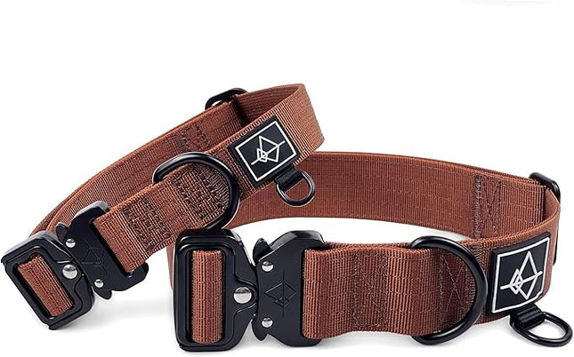 Made to ROAM Premium Dog Collar - Adjustable Heavy Duty Nylon Collar with Quick-Release Metal Buckle (Arizona Heartbeat, Classic Size 2.5)