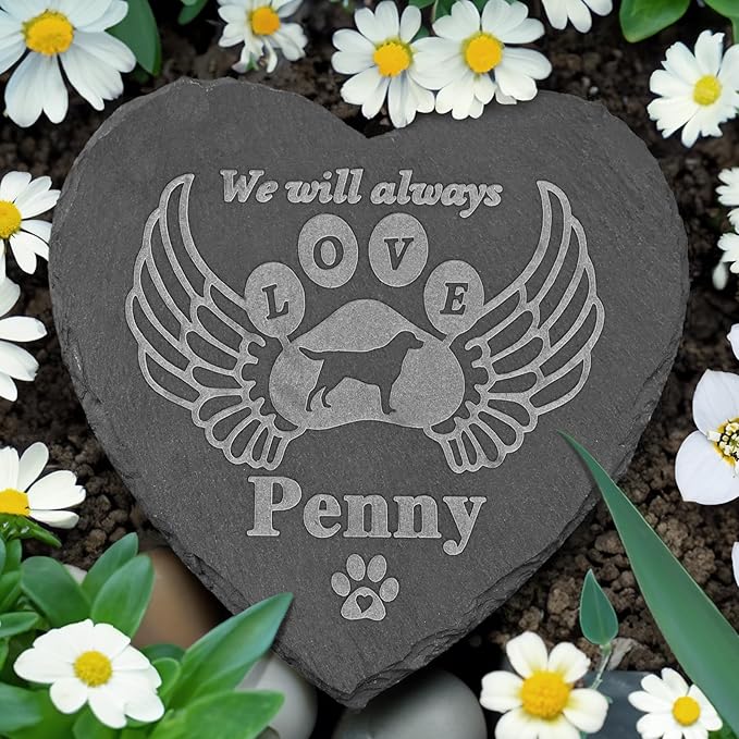 Pet Memorial Stones for Dogs, Pet Memorial Gifts, Dog Memorial Gifts, Loss of Dog Sympathy Gift, Dog Bereavement Gifts, Dog Remembrance Gift, Dog Passing Away Gifts, in Loving Memory Dog
