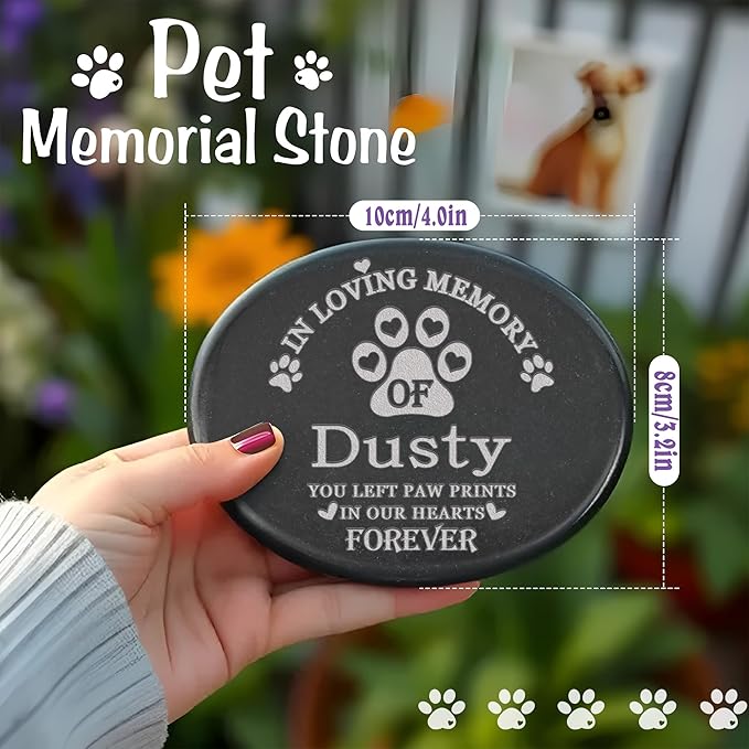 Pet Memorial Stone, Pet Loss Gifts, Dog Memorial Gifts for Loss of Dog, Pet Remembrance Gift, Pet Memorial Gifts, in Memory of Pet, Loss of Pet