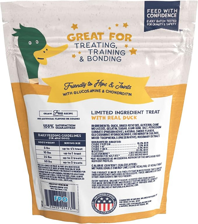 Natural Balance Limited Ingredient Rewards Jumpin' Stix, Grain-Free Dog Treats for Adult Dogs of All Breeds, Duck Recipe, 10 Ounce (Pack of 1)