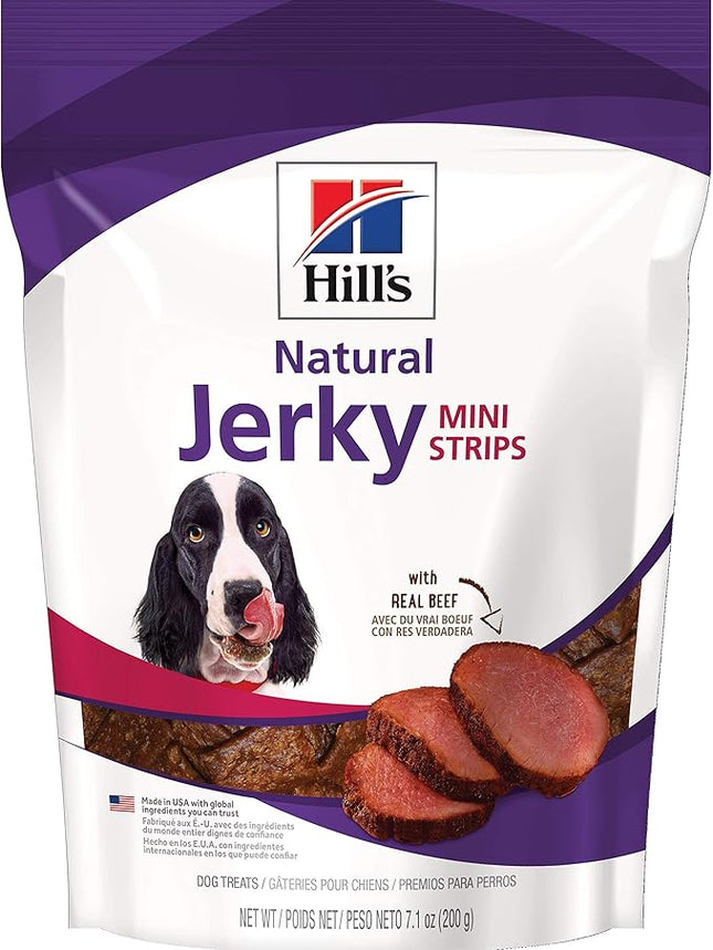 Hill's Dog Treats, Jerky Strips, Healthy Dog Snacks, Mini Strips Beef Jerky 7.1 oz