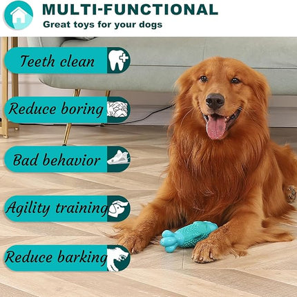 Dog Products Chew Toys, Squeaky Indestructible Dog Toys for Aggressive Chewers, Pet Supplies, Super Chewer, Heavy Duty