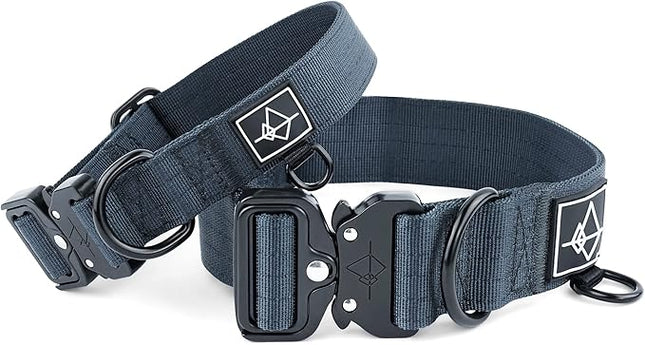 Made to ROAM Premium Dog Collar - Adjustable Heavy Duty Nylon Collar with Quick-Release Metal Buckle (Colorado Nightsky, Classic Size 4)