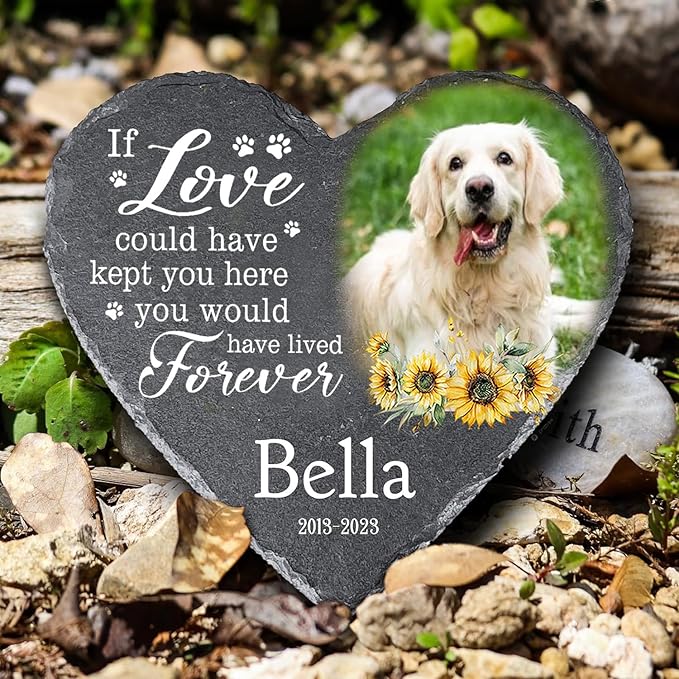 Gabita If Love Could Have Saved You Personalized Dog Memorial Stone, Pet Memorial Gifts, Cemetery Decorations for Grave, Pet Loss Gifts, Dog Memorial Gifts for Loss of Dogs