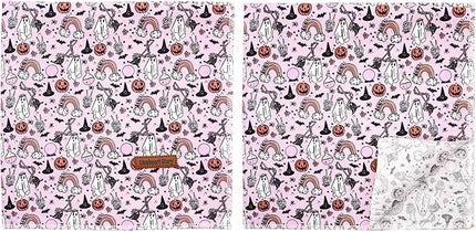 Lionheart Glory Dog Bandana - Halloween Pack, Washable Soft Scarf, Fall Bib for Small to Large Puppies - Adjustable Square Bandana for Boys and Girls