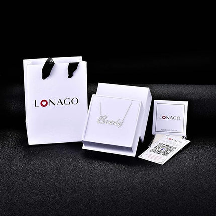 LONAGO Full Color Photo Picture Personalized Necklace Custom Etched Dog Tag Image Pendant with Message Name