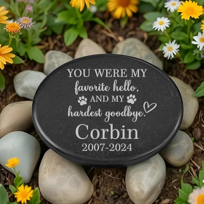 Personalized Pet Memorial Stones, Dog Memorial Gifts, Cat Memorial Gifts, Pet Lost Sympathy Gift, in Memory of Pet, Loss of Pet, Pet Remembrance Gifts