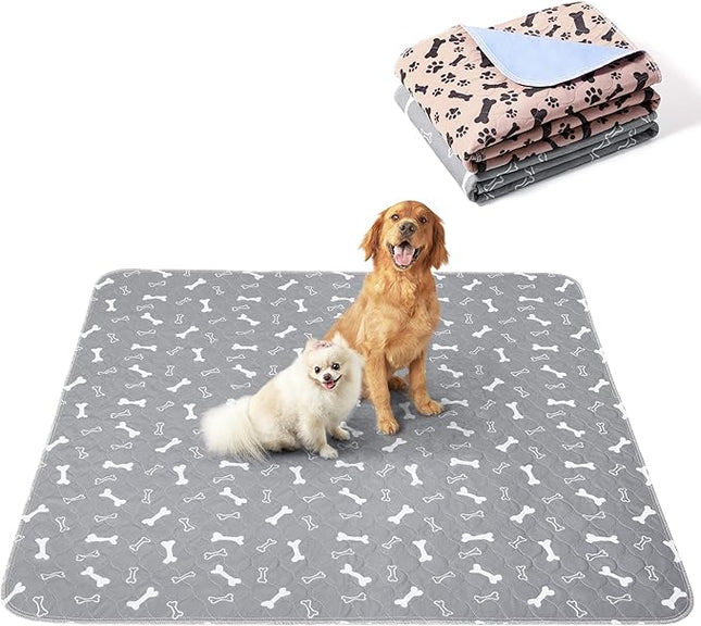 Eterish Reusable Washable Pee Pads for Dogs Large/Extra Large 36'' x 41'' 2 Pack, Absorbent Pet Puppy Dog Training Pads Non-Slip, Waterproof Whelping Potty Pads for Dogs Leak-Proof
