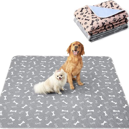 Eterish Reusable Washable Pee Pads for Dogs Large/Extra Large 31'' x 36'' 2 Pack, Absorbent Pet Puppy Dog Training Pads Non-Slip, Waterproof Whelping Potty Pads for Dogs Leak-Proof