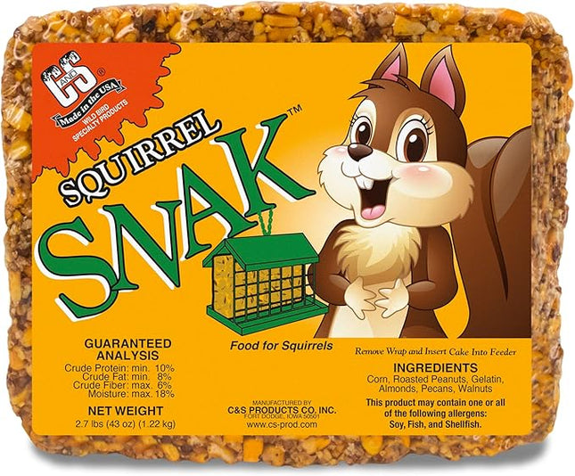 C&S Squirrel Snak, 6 Pack