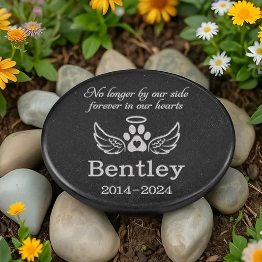 Personalized Pet Memorial Stone, Dog Memorial Stone, in Memory of Pet Gifts, Cat Sympathy Gifts, Dog Memorial Gifts, Pet Memorial Stones, Remembrance Gift for Loss of Pet