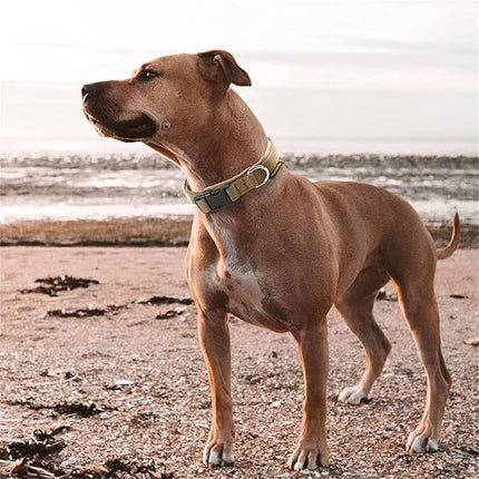 EXCELLENT ELITE SPANKER Nylon Puppy Dog Collar Adjustable Soft Padded Collar Heavy Duty Quick-Release Buckle Lightweight No-Choke for Small Medium Dogs