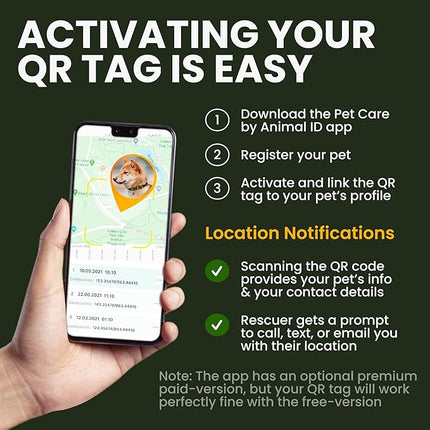 BronzeDog Rolled Leather Dog Collar with QR ID Tag, Adjustable Soft Round Collars for Small Medium Large Dogs Puppy (9" - 11" Neck Size, Mustard)