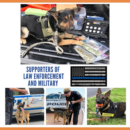 Nero Ball Pro K-9 Dog Training Ball on Rope – 2.75″ Heavy-Duty Natural Rubber Reward & Tug Toy with Nylon Throw Handle – High-Visibility Orange – Police, Military & Sport Working Dogs Fetch