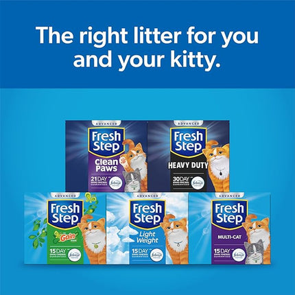Fresh Step Advanced Multi Cat Clumping Litter with Febreze Freshness, Fresh Step Clumping Cat Litter Extra Strength Formula, 37 lbs. (2 x 18.5 lb. Box)