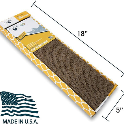 OurPet's Straight and Narrow Single Wide Reversible Cat Scratcher