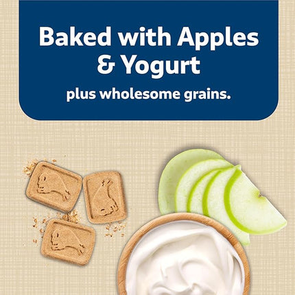 Blue Buffalo Health Bars Crunchy Dog Biscuits, Oven-Baked With Natural Ingredients, Apples & Yogurt, 3.5-lb Box